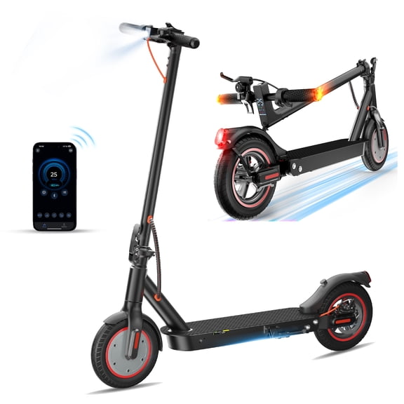 Electric Scooter for Adults, 1000W Motor, 36V 15Ah Battery, 22-28 Miles Range, 10" Pneumatic Tires, Foldable, App Lock, Rear Suspension