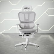 DeeHome Techni Sport AIRFLEX2.0 White Mesh Gaming Chair