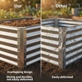 thumbnail image 6 of 2 Pack 4x2FT Galvanized Steel Raised Garden Beds  – Outdoor  Durable Metal Planter Boxes for Vegetables, Flowers & Healthy Plants,Easy Assembly, 6 of 8