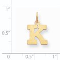 thumbnail image 2 of Initiale en Or Jaune 14K Petit Bloc Charme K, 2 of 2