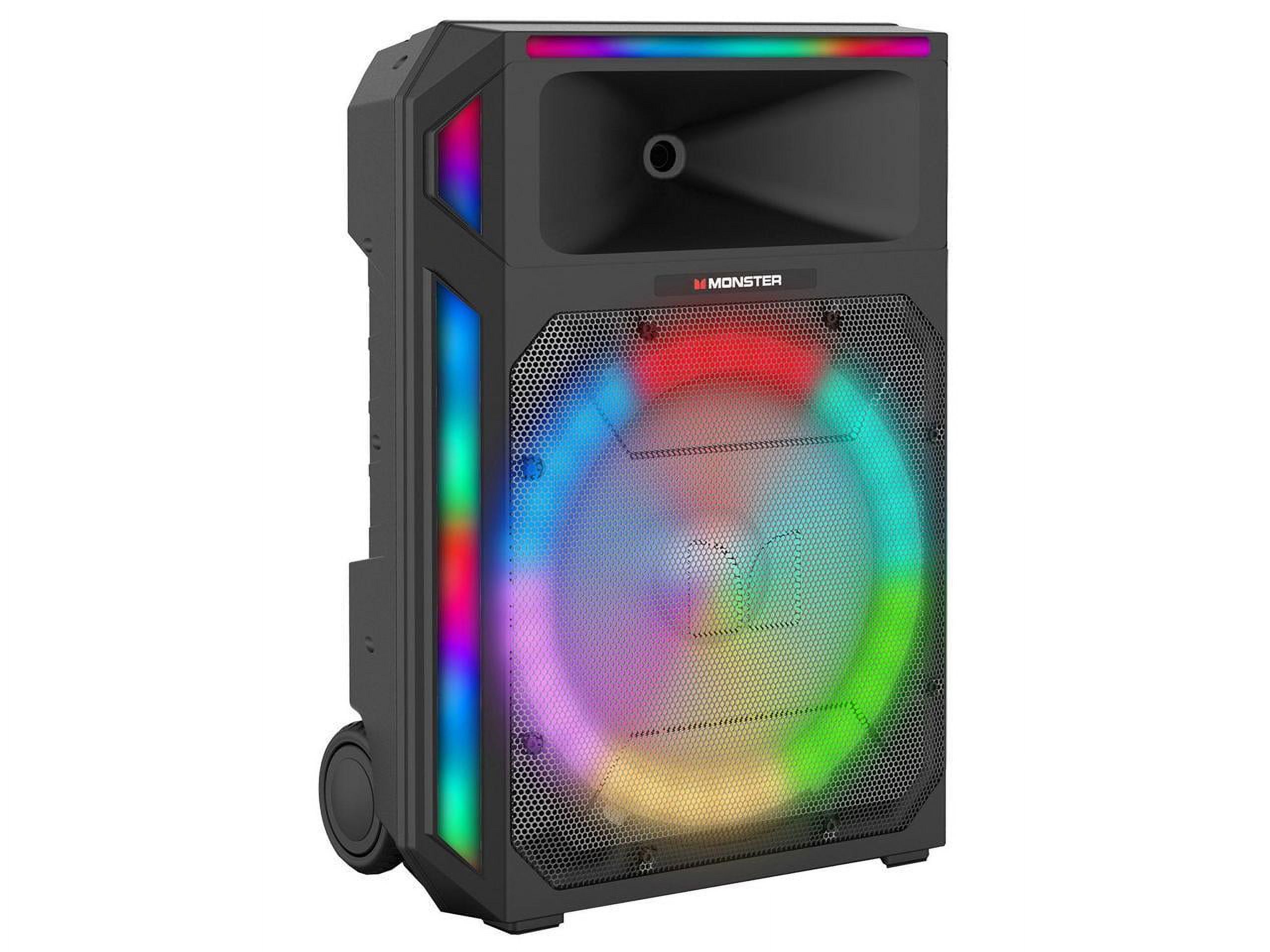 Restored Monster X6 All-in-One PA Bluetooth Speaker System (Refurbished)