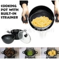 thumbnail image 2 of Up to 50% off Clearance Cookware Pots And Pans Set Non Stick Non Stick Frying Pans World'S Greatest Pot 2-In-1Pot Kitchen Gadgets Black Black (Clearance) stainless steel, 2 of 2