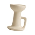 thumbnail image 2 of Candelabro de cerámica decorativo, soporte para velas, elegante y clásico para mesa. Amarillo, 2 of 6