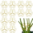 thumbnail image 1 of Gold Plant Support Climbing Frame For Orchids Plants Potted Small, 1 of 8