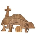 thumbnail image 1 of Jierger Empty Tomb Easter Scene and Decoration Wooden Easter Resurrection Scene Tomb Tray Set Scene Decor for Home, Office, Table, Shelf, Mantle Decor, 1 of 8