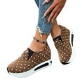 thumbnail image 5 of Polka Dot Black White Simple Pattern Unisex Adult Canvas Shoes Low-Top Slip on Shoes Casual Comfortable Flats Shoes, 5 of 6