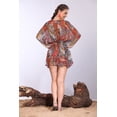 thumbnail image 6 of HAPPY BAY Women's Summer Sleeve Dress V Cover Up T-Shirt Dresses 16-30W Pink-H916, 6 of 6