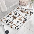thumbnail image 3 of Chihuahua and Footprints Flannel Non Slip Door Rugs,Washable Door Mats Indoor,Decorative Door Mats,Dirt-Resistant and Absorbent Doormat for Entrance,Bedroom,Kitchen,Bathroom,31.5x17in(80x43cm), 3 of 4