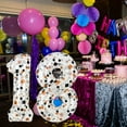 thumbnail image 1 of YAOMOBB Aluminum Film Balloon Eye catching Number Balloon Inflatable Decorative Fragment Printing for Parties, 1 of 7