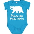 thumbnail image 3 of Inktastic Missoula, Montana White Bear Silhouette Boys or Girls Baby Bodysuit, 3 of 5