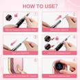 thumbnail image 3 of Portable Electric Nail Drill 35000 RPM, Inbuty Electric Nail File 2600mAh,Forward/Reverse Rotation Nail Drill Machine for Gel Nails,Acrylic,Manicure,Pedicure,Polishing Shape,Nail Drill Kits, 3 of 6