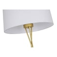 thumbnail image 5 of Cason 1 light Brass and White shade Floor lamp, 5 of 6