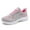Pink, variant on uvwlwu Sneakers for Women Breathable Mesh Running Fashion Lace Up Casual Walking Shoes Lightweight Comfortable Athletic Footwear For Ladies(Size:7.5)