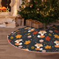 thumbnail image 5 of Rateoe Autumn Fox Pattern Christmas Tree Skirt with Ties, Christmas Tree Decorations, Farmhouse Christmas Decor Xmas Holiday Decorations-30", 5 of 6