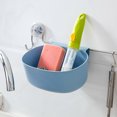thumbnail image 3 of Kitchen Cabinet Hanging Garbage Trash Can(Blue)Can Trash Food Barrel, Plastic, 3 of 5