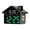 Black_green light, variant on Digital Alarm Clock for Bedroom Desk Clock with Day of Week Date Loud Alarm for Bedside Table LED Digital Clocks