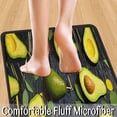 thumbnail image 5 of Green Avocado Pattern Kitchen Mat Set of 2 Non-Slip Washable Kitchen Rugs Waterproof Comfort Standing Floor Mats for Kitchen Home Office Sink Laundry 17x29 Inch + 17x47 Inch, 5 of 6
