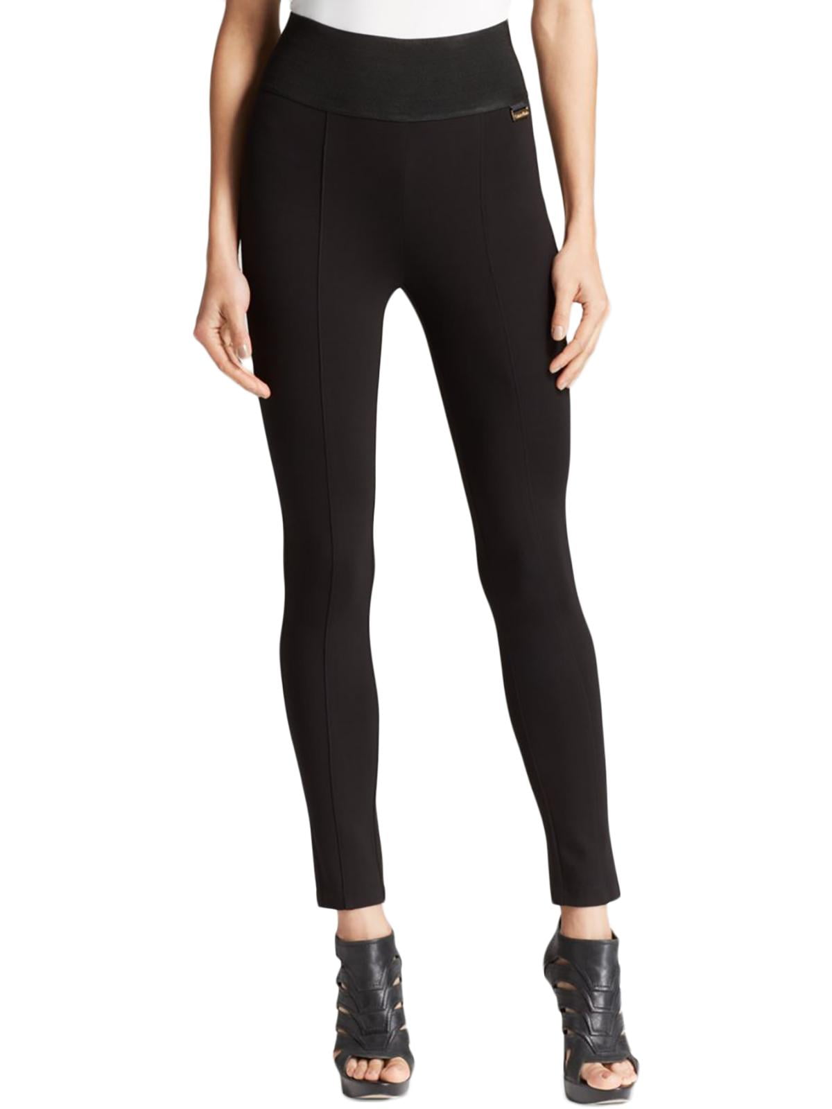 Calvin Klein Womens Ponte Power Stretch Dress Pants Black M 