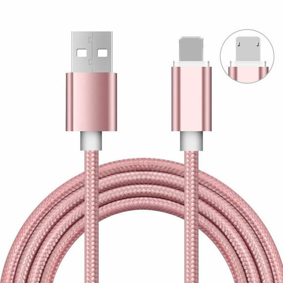 Câble de Charge de Données Micro USB & Lightning Double Face 2 en 1 pour iPhone / Samsung & Android