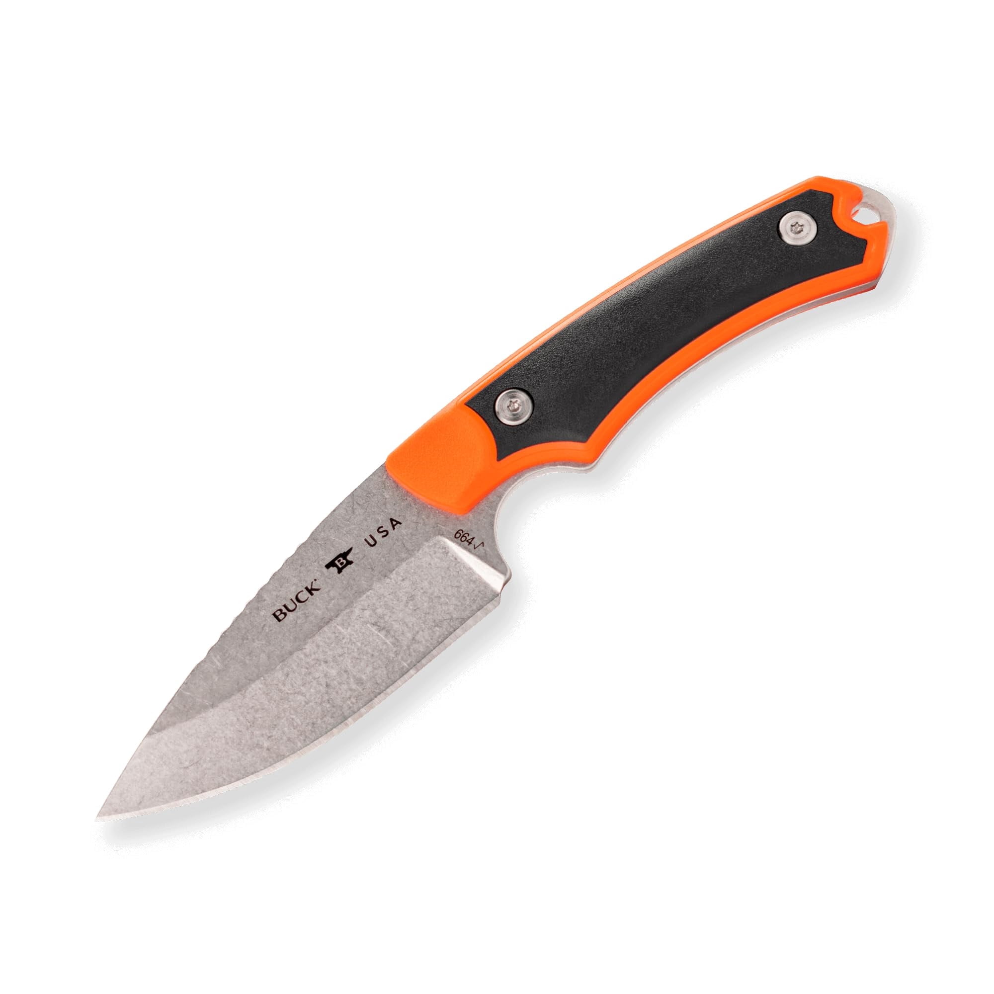 Buck Knives 664 Alpha Hunter Select Fixed Blade Hunting Knife with 420HC Steel Orange