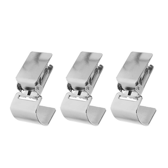 OUNONA  3 Pcs Rug Hangers for Walls Double Row Clothes Tool Rack Shovel Silver