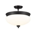 thumbnail image 6 of 3 Light Semi-Flush Mount In Traditional Style 15 Inches Wide By 13.5 Inches High-Chrome Finish Z-Lite 721Sf-Ch, 6 of 7