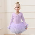 thumbnail image 2 of Xijirk Girls Dresses,Classical Ballet Practice Tutu Dress for Girls Dance Recital Performance Elegant Leotard Skirt Outfit for Ballerina Training,Dresses for Girls,Purple,9-10 Years, 2 of 3
