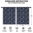 thumbnail image 2 of Blackout Kids Curtains,Navy Dinosaurs Space Surfing Pattern Childrens Insulated Curtains Set Of 2,Bedroom Essentials,Toddler Room Decor 42"x54", 2 of 5