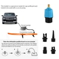 thumbnail image 3 of Air Valve Adaptor Rubber Boat Inflation Paddle Compressor Nozzle Car Bike Board Inflatable Pump Adapter Rowing Outdoor Compressor Converter Accessory Blue, 3 of 8