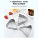 thumbnail image 4 of Toystoory 6 piezas molde de pastel Mousse arcilla cerámica hornear porción molde antiadherente cocina panadería hogar rebanador Herramientas y accesorios para hornear, 4 of 6