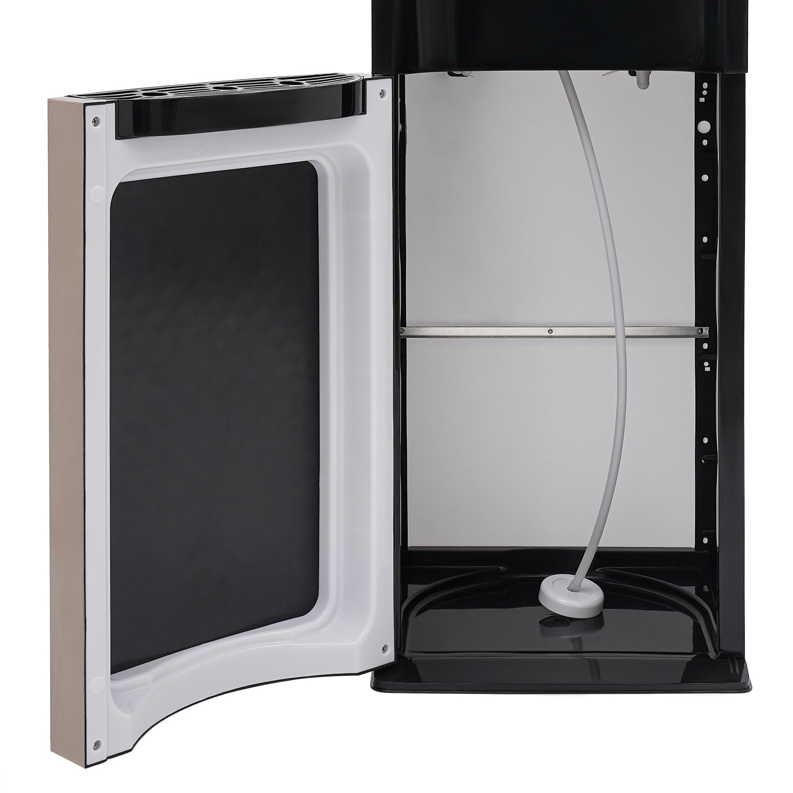 Hot & Cold Standing Water Dispenser, Hot and Cold Water Dispenser 110V Champaign Gold Bottom Loading Water Cooler Dispenser