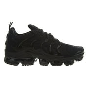 Mens Nike Air Vapormax Plus Triple Black Dark Grey 924453-004