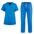 thumbnail image 6 of KM51L - Kolossus Women's Cotton Poly Blend Medical Scrubs Set, 6 of 11