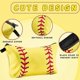 thumbnail image 3 of 4 Pieces Sport Makeup Bags Sport Cosmetic Bags Sport Pouch Bag Travel Zipper Storage Case Portable Travel Toiletry Bag for Women, Girls, Team Player (, 3 of 5