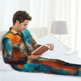 thumbnail image 6 of Goofa Surreal Body Art for 2-piece Loungewear Set Men’s Sleepwear Set Soft PJs Cozy loungewear Comfy Sleep Set Winter Pajamas-Large, 6 of 7