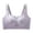 Purple, variant on BaoFuBaoMei Plus Size Lace Bras for Women Side Support Wireless Bra Lift Push up Brassiere Adjustable Strap Everyday Bralette