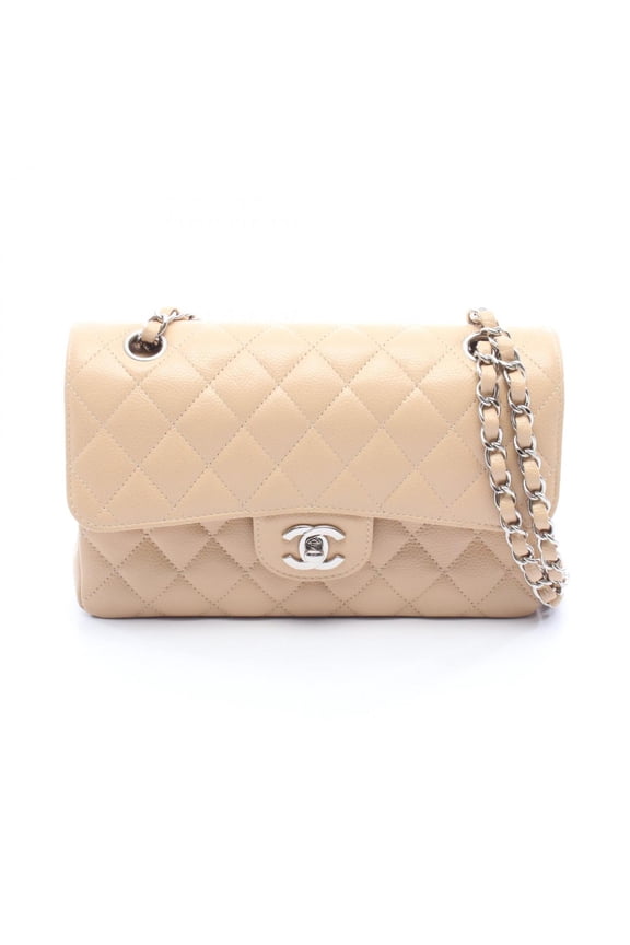Pre-Owned Chanel Matelass Double Flap Shoulder Bag/Handbag, Caviar Leather (Grained...