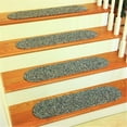 thumbnail image 1 of Rhody Rug SA98A008X028-13 Sandi Tweed Braided Stair Tread, Denim - Set Of 13, 1 of 1