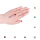 thumbnail image 2 of Round Cubic Zirconia Pendant Necklace Invisible Fishing Line Chain Jewelry for Women Girls Teens, 2 of 4