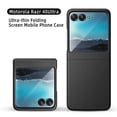 thumbnail image 2 of For Motorola Razr 40 Ultra / Moto Razr+ / Razr Plus 2023 Case Slim Full Body Shockproof Matte Hard Cover - Black, 2 of 5