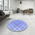 thumbnail image 4 of Ahgly Company Machine Washable Indoor Rectangle Transitional Light Slate Blue Area Rugs, 2' x 3', 4 of 7