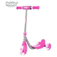 thumbnail image 3 of HALO Rise Above Jr. 3 Wheel Scooter - Pink - Unisex for All Children - Super Bright Light-up Wheels!, 3 of 8