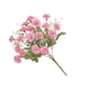 thumbnail image 3 of Flor de clavel artificial Oficina en casa Escuela Decoración floral Banquete de boda Tela de seda Ramo de flores falsas, Rosa Methold HA6616-04B, 3 of 6