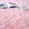 thumbnail image 5 of Shag Area Rug,Indoor Ultra Soft Fluffy Plush Rugs for Bedroom Living Room, Non-Skid Modern Nursery Faux Fur Rugs for Kids Room Home Decor (5x7 Feet, Pink), 5 of 12