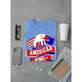 thumbnail image 3 of All American King 4Th July T-Shirt Men -Image by Shutterstock, Male Medium, 3 of 4