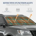 thumbnail image 4 of Haiem colorful plaid Car Windshield Sun Shade (2 Pieces) Foldable Windshield Sun Shade Car Accessories for Truck SUV Pickup-Medium, 4 of 7