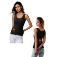 thumbnail image 5 of Anygrew Womens Warm Top with Built in Shelf Basic Stretchy Padded Camisole Casual Layering Tanks Undershirt Thermal Tank Tops Black-Army Green--Dark Grey-Brown, 5 of 5