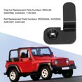 thumbnail image 3 of Flag Nut Retainer, Precise Improve Handling Black Front Track Bar Bolt Enhanced Stability 52087888 Secure Fixation Heat Resistant  for Comanche MJ, 3 of 7