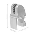 thumbnail image 2 of CATIEBYE 4Pcs Boat Clips For Dock Bumper Hanger Made Of Silver ABS With Impact Protection For Marine Environments, 2 of 5