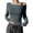 Army Green, variant on Ribbed Knit Date Night Tops for Women Solid Asymmetrical Neck Off The Shoulder Long Sleeve Ruffle Hem Slim Vacation Blouses L